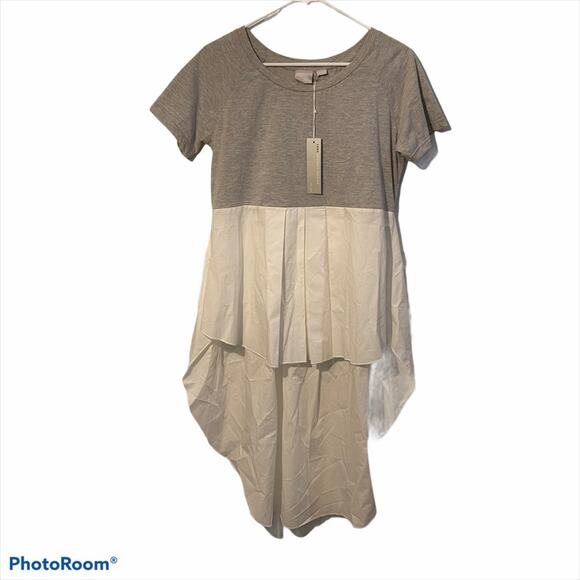 ZERO DEGREES CELSIUS Top Womens Size Small NWT Twofer high low shirt S - Picture 3 of 11